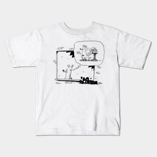 Dog dreams Kids T-Shirt